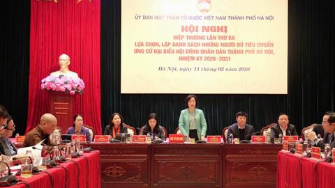 Hà Nội lập danh sách 244 ứng viên đại biểu Quốc hội và HĐND