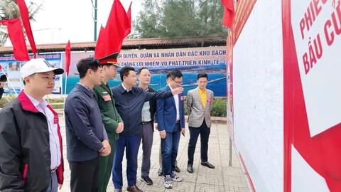 Đảo tiền tiêu Bạch Long Vĩ sẵn sàng cho ngày bầu cử sớm