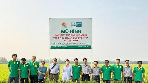 Tập đoàn Lộc Trời tăng cường đào tạo "người hướng dẫn chuyên nghiệp" trong canh tác lúa bền vững