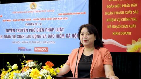 Phổ biến pháp luật an toàn lao động đến hơn 200 công nhân