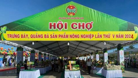 Hội chợ sản phẩm nông nghiệp Quảng Nam, không gian mua sắm lý tưởng