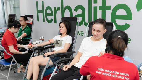 Herbalife Việt Nam tổ chức Ngày Hiến máu tình nguyện thường niên lần thứ 7, tiếp nhận 294 đơn vị máu