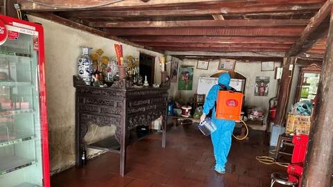 Triển khai các biện pháp phòng chống dịch bệnh sau cơn bão số 3