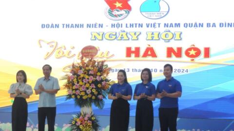 Sôi động ngày hội “Tôi yêu Hà Nội” của thanh niên Ba Đình