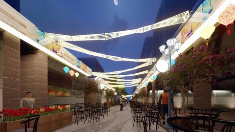 Khu ẩm thực Đảo Ngọc - Ngũ Xã sẽ được lát đá lòng đường