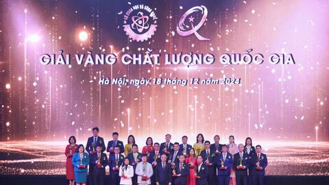 Nhựa Tiền Phong 4 lần nhận Giải thưởng Vàng chất lượng quốc gia