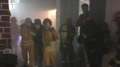 Diễn tập phòng cháy ở khu dân cư có nguy cơ cháy, nổ cao