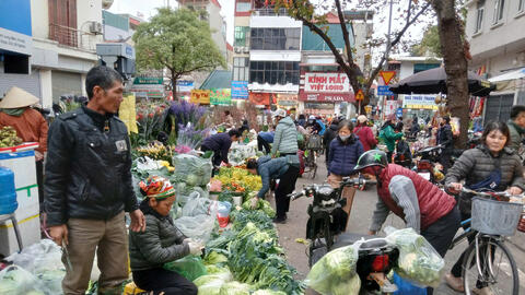 Chợ Tết cuối năm, đa dạng hàng nông sản