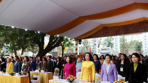 Lễ hội đền Hai Bà Trưng trở thành di sản văn hóa phi vật thể quốc gia