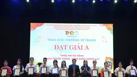 200 tác phẩm triển lãm thể hiện tình cảm thiếu nhi với Đà Nẵng