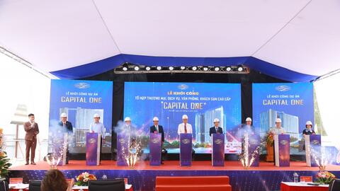 Vinaconex khởi công dự án Capital One trên "đất vàng" Thủ đô