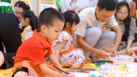 Sôi động trại hè Nhí 2025 do Thu Cúc TCI tổ chức