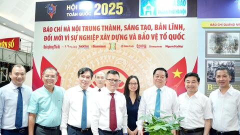 Ấn tượng những gian hàng trưng bày tại Hội Báo toàn quốc 2025