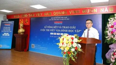 16 tác giả đoạt giải cuộc thi viết "Gia đình học tập"