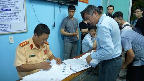 TP Hồ Chí Minh tổ chức sát hạch lái xe xuyên ngày, đêm