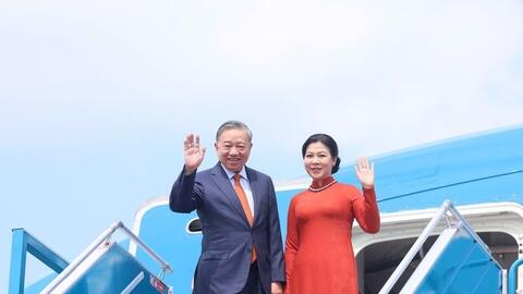 Tổng Bí thư Tô Lâm và Phu nhân lên đường thăm chính thức Phần Lan