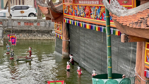 Gìn giữ nghề múa rối nước Đào Thục trong kỷ nguyên số