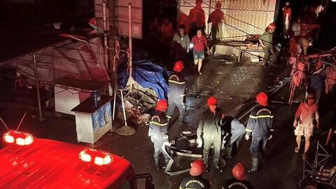 Gia Lai: Cảnh tượng tan hoang sau vụ cháy lớn tại chợ Bình Dương