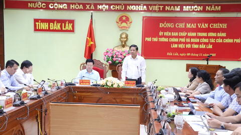 Đắk Lắk đề xuất tăng mức hỗ trợ vốn đầu tư công từ ngân sách Trung ương