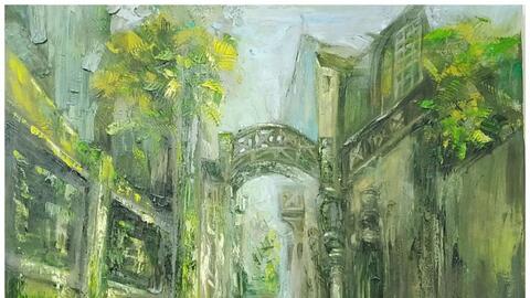 Giữ hồn làng cổ qua nét cọ