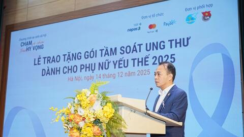 NAPAS, Mastercard và Payoo trao 2.010 suất tầm soát ung thư cho phụ nữ yếu thế