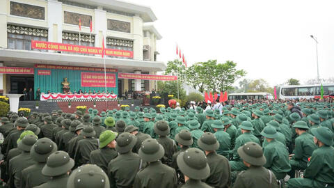 Thành phố Huế: Hoàn thành chỉ tiêu công tác giao nhận quân 2026