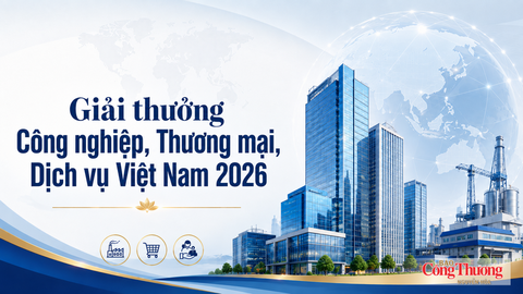 Thành lập Hội đồng xét tặng Giải thưởng Công nghiệp, Thương mại, Dịch vụ Việt Nam 2026