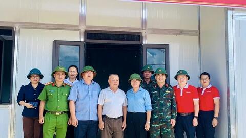 Lai Châu: Bàn giao 7 ngôi nhà cho người dân vùng lũ xã Mường Than
