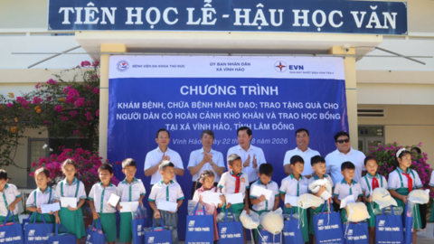 Nhà máy Nhiệt điện Vĩnh Tân 4: Đồng hành vì sức khỏe và an sinh xã hội