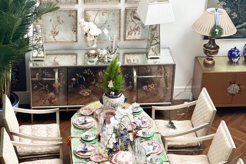 Mang phong cách Chinoiserie vào ngôi nhà Việt hiện đại