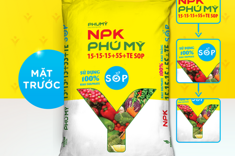 Phân bón Phú Mỹ chính thức ra mắt sản phẩm mới NPK PHÚ MỸ 15-15-15+5S+TE SOP