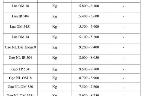 Giá lúa gạo hôm nay ngày 14/4: Gạo xuất khẩu tiếp đà tăng mạnh