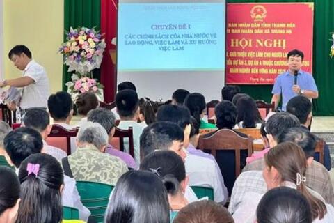 Người dân miền núi Thanh Hóa giảm nghèo bền vững nhờ xuất khẩu lao động