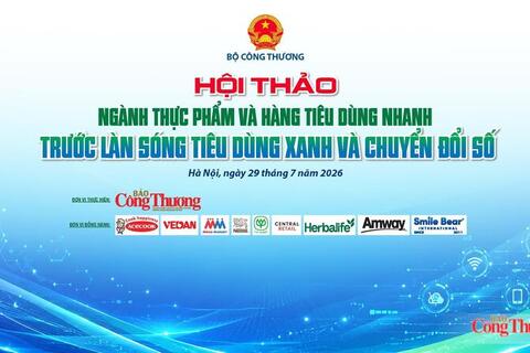 Sắp diễn ra Hội thảo ngành thực phẩm trước làn sóng tiêu dùng xanh và chuyển đổi số