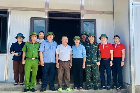 Lai Châu: Bàn giao 7 ngôi nhà cho người dân vùng lũ xã Mường Than