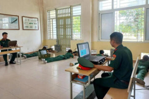 Ứng dụng công nghệ số, nâng chất lượng giáo dục quốc phòng và an ninh