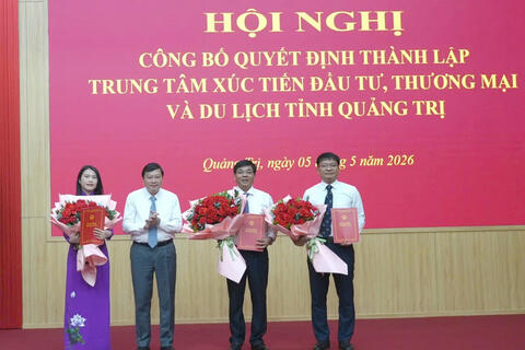 Quảng Trị thành lập Trung tâm xúc tiến đầu tư, thương mại và du lịch