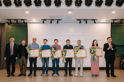 Nhận hồ sơ xét tặng Giải thưởng công trình Toán học xuất sắc từ 1/6