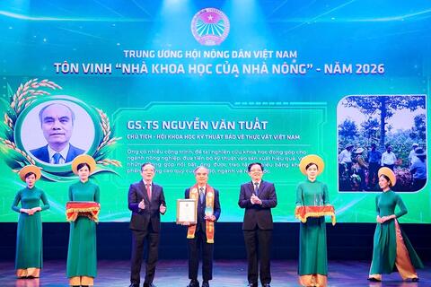 Tôn vinh 42 cá nhân đạt danh hiệu "Nhà khoa học của nhà nông" lần thứ 7