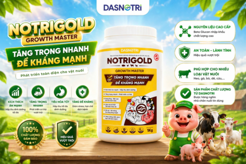 DASNOTRI – THƯƠNG HIỆU ĐƯỢC NGƯỜI CHĂN NUÔI ƯU TIÊN TIN DÙNG