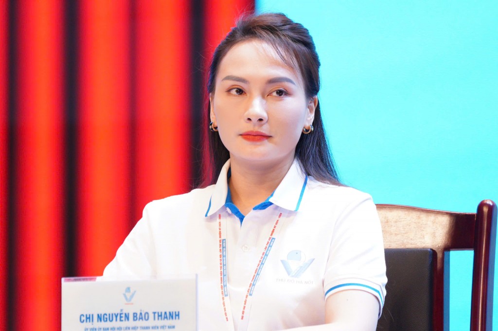 Bảo Thanh là một trong những thành viên Đoàn Chủ tịch của Đại hội