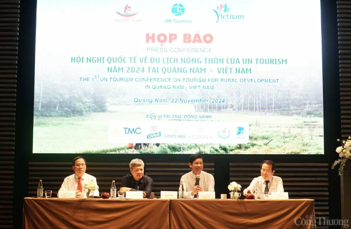 Họp báo Hội nghị quốc tế về Du lịch nông thôn của UN Tourism