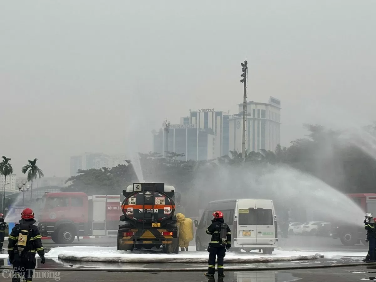 Diễn tập ứng phó sự cố hoá chất độc thành phố Hà Nội năm 2024