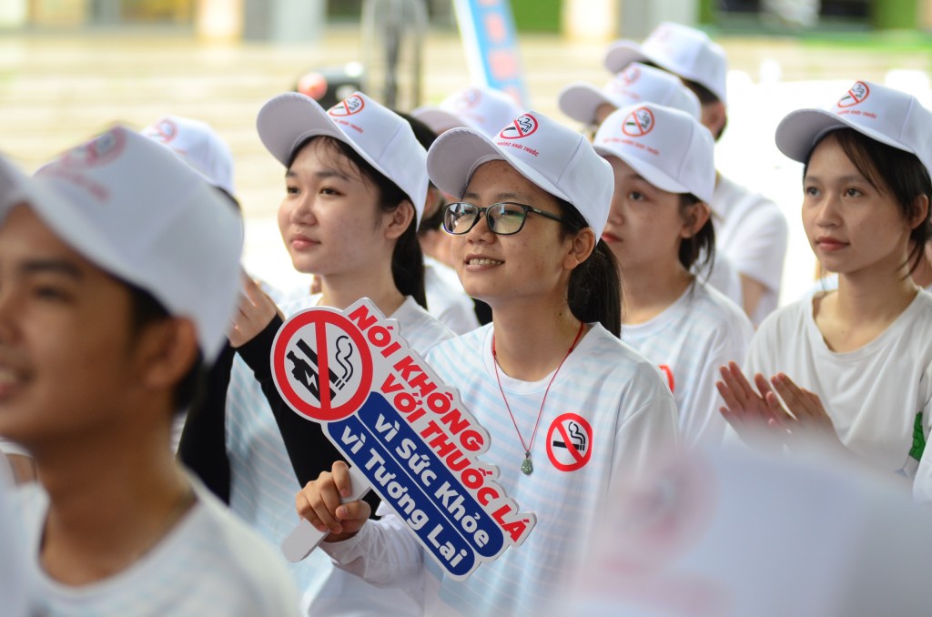 Hơn 1.000 đoàn viên, thanh niên Đà Nẵng hưởng ứng Ngày Thế giới không thuốc lá năm 2025 (Ảnh Đ.Minh)