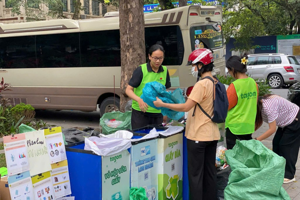 Từ dự án Tagom nhiều người dân hình thành thói quen phân loại rác thải tại nguồn