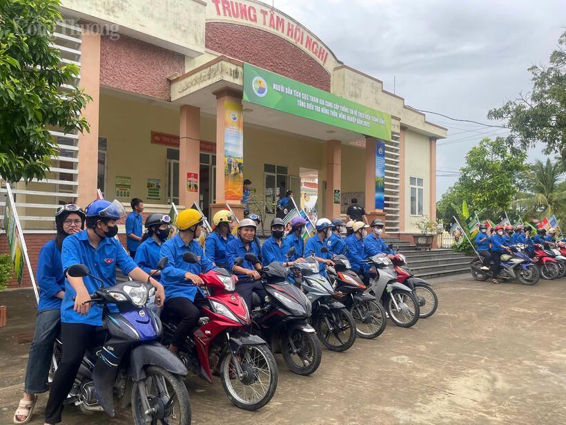 Lễ ra quân Tổng điều tra nông thôn, nông nghiệp năm 2025 tại tỉnh Thanh Hoá. Ảnh: Linh Chi