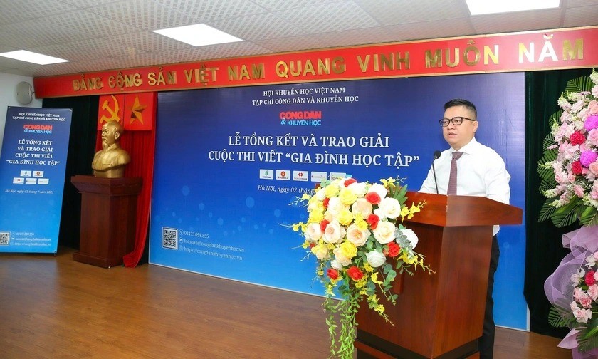 16 tác giả đoạt giải cuộc thi viết Gia đình học tập