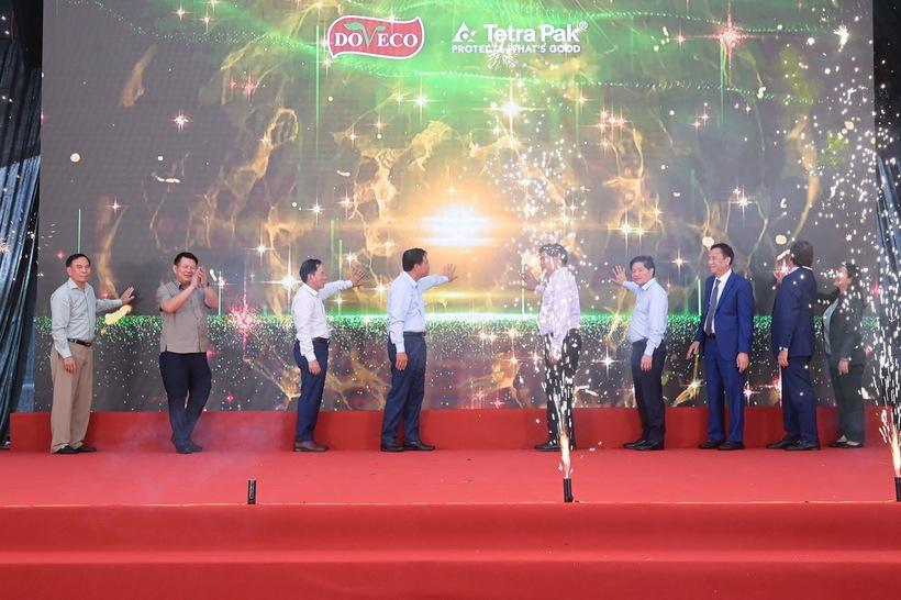 Nghi lễ Khánh thành dây chuyền đồ hộp giấy Tetra Recart dành cho rau quả với công nghệ Thụy Điển đầu tiên tại Việt Nam