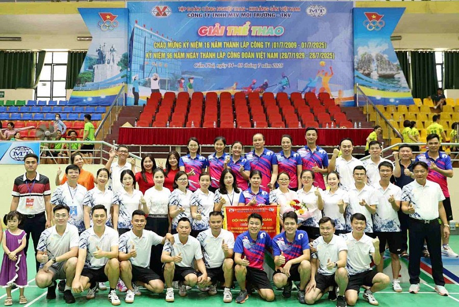 Đội thể thao Cơ quan Công ty đoạt giải nhất toàn đoàn Đội thể thao Cơ quan Công ty đoạt giải nhất toàn đoàn