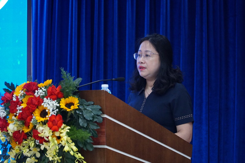 Bà Đỗ Thị Minh Trâm, Phó Cục trưởng Cục Đổi mới sáng tạo, Chuyển đổi xanh và Khuyến công. Ảnh: Vũ Lê